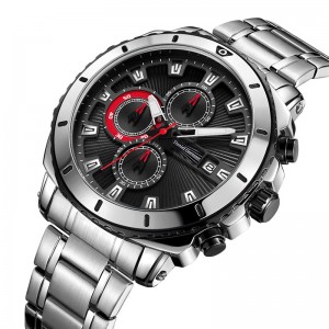 Dniel Gorman en acier inoxydable luxe étanche Quartz OEM Hands Hands Montre à bracelet