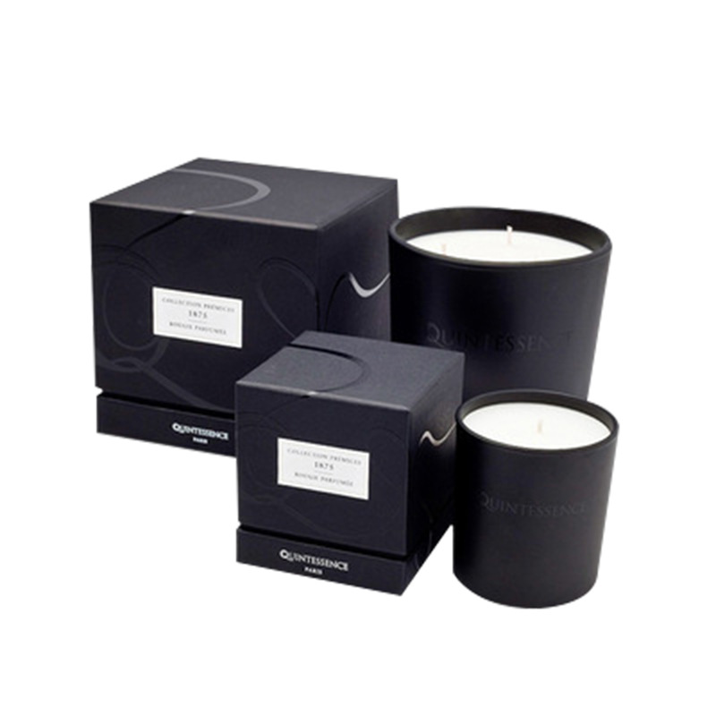 Boîte à bougies ronde aromathérapie cosmétique carton rond Creative Carton Carton Perfume paradis et terre Couvre-cadeau d'aromathérapie