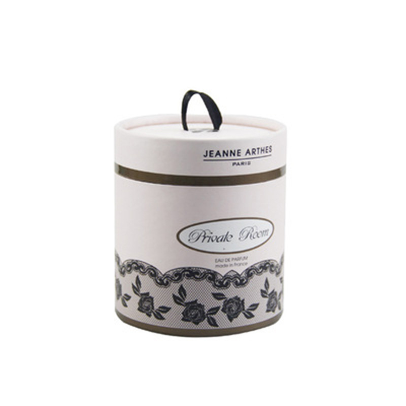 Boîte à bougies ronde aromathérapie cosmétique carton rond Creative Carton Carton Perfume paradis et terre Couvre-cadeau d'aromathérapie