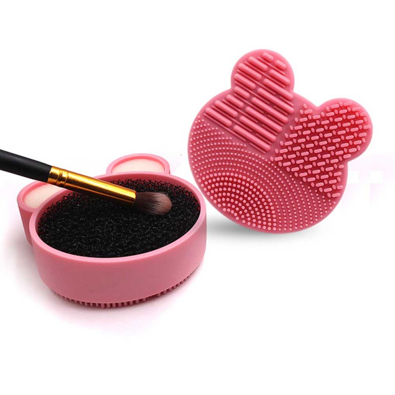 Silicone Makeup Brush Nettaiteur Sponge Boîtes