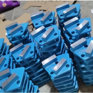 Secteur Diamond Plancher Grinceing Pad Disc 120#/gravel Metal Brectraper en métal pour le béton de plancher de broyeur