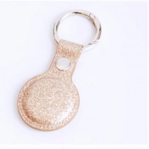 Case de protection de l\'airtag Airtags Airtags Anti-Loss Protector Case, Private Custom DIY Pendant Pet Keychain All-inclusive Les enfants de positionnement en cuir Tracker
