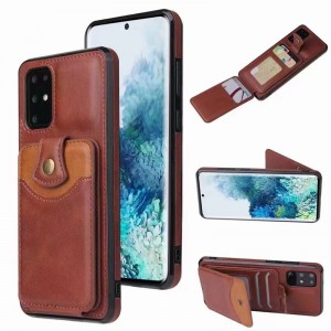 Convient pour le samsung A52 Mobile Phone Case Card Pack Protective Case peut mettre plusieurs cartes latéral de motif en cuir rétroal latéral tout compris