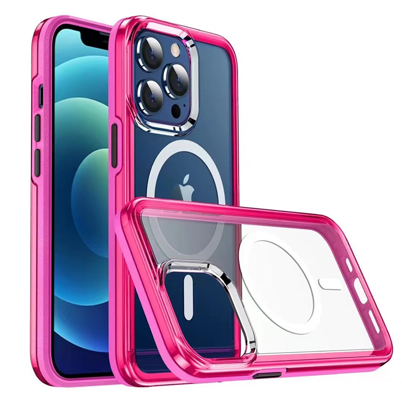 Convient pour l'iPhone 13 Magentic Case, Conception magnétique transparente Case de protection de charge rapide sans fil