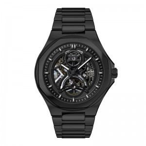 Daniel Gorman DG9111 Luxury Mechanical Hollow Out Out Watch \\\\ STAPHOPHOP LOCGE LUMISE LUMINONNELLE STRAPE DE TOP LE LUMBRAGE ACI