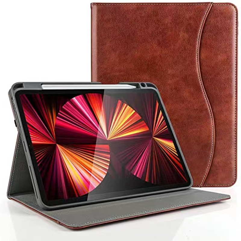 Nouvel iPadcase All inclusive protecteur affichage multi-angles Affichage en cuir fonctionnel