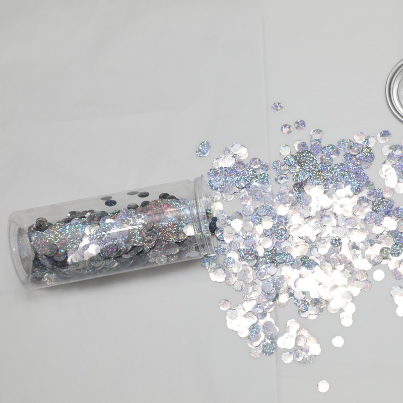 Poppers de confettis Silver Push Pop