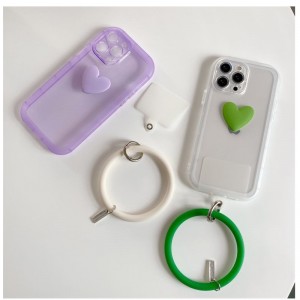 Convient pour Apple iPhone13Pro Mobile Phone Case, Silicone Mobile Phone Case, Bracelet Love Soft Case
