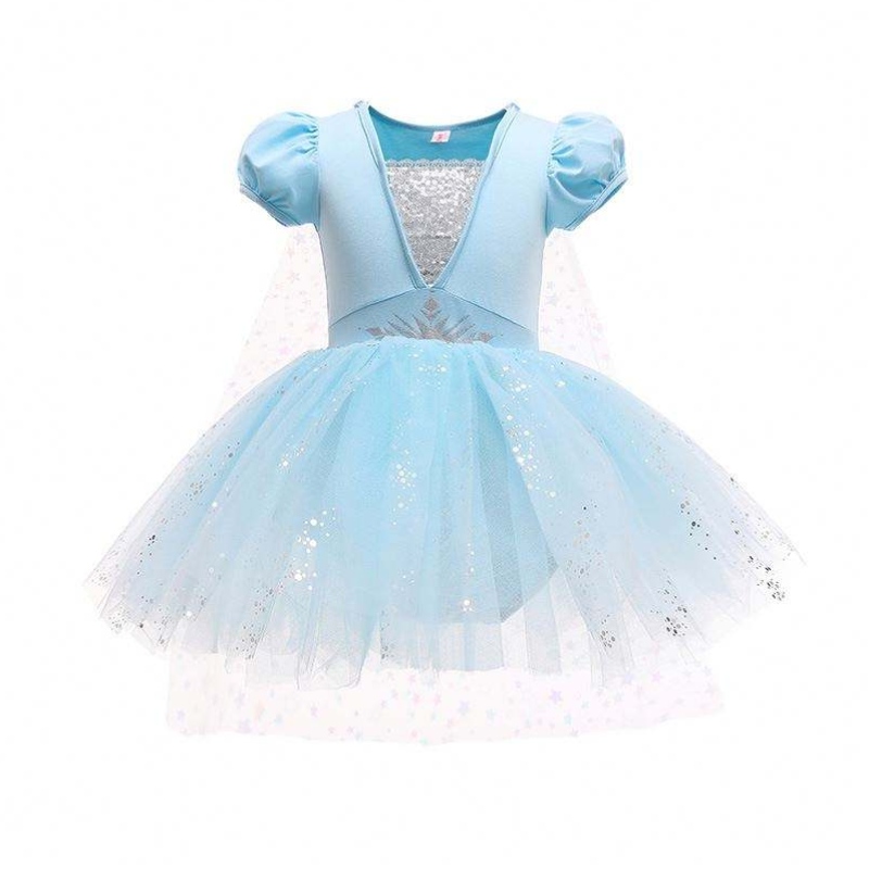 Kids Small Baby Clothes Girl Robe Princess Elsa Snow White Princess Tutu Robe pour les fêtes d'anniversaire de Noël