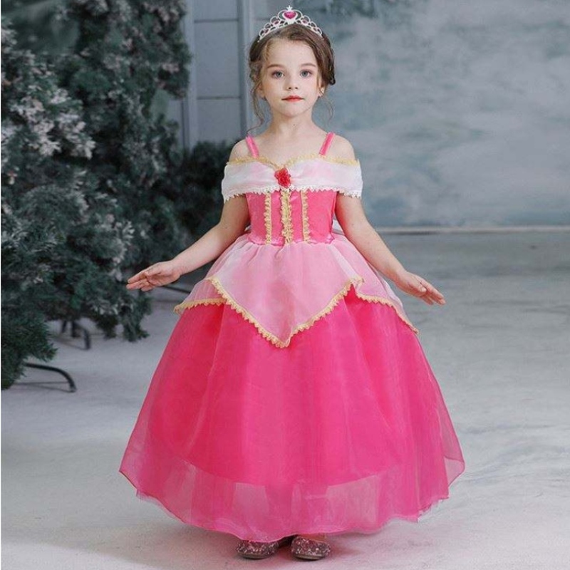 Kids Halloween Costumes Robe de fête Fille princesse Child