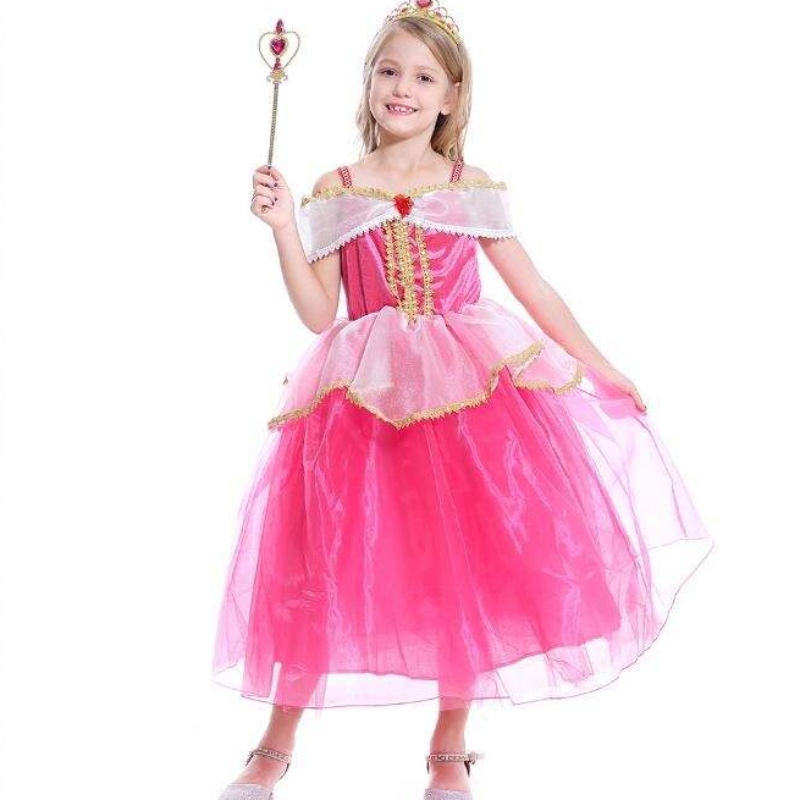 Kids Halloween Costumes Robe de fête Fille princesse Child