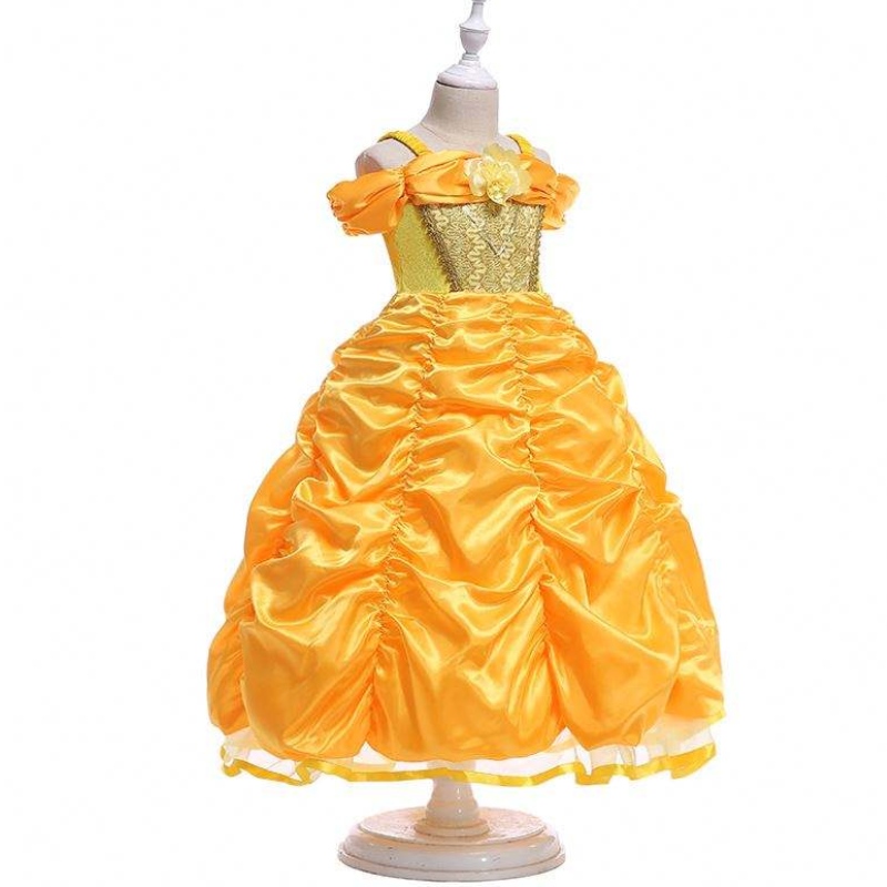 Halloween Christmas Cosplay Party Belle Costume Dress Up Clothes Birthday Halloween HCBL-008