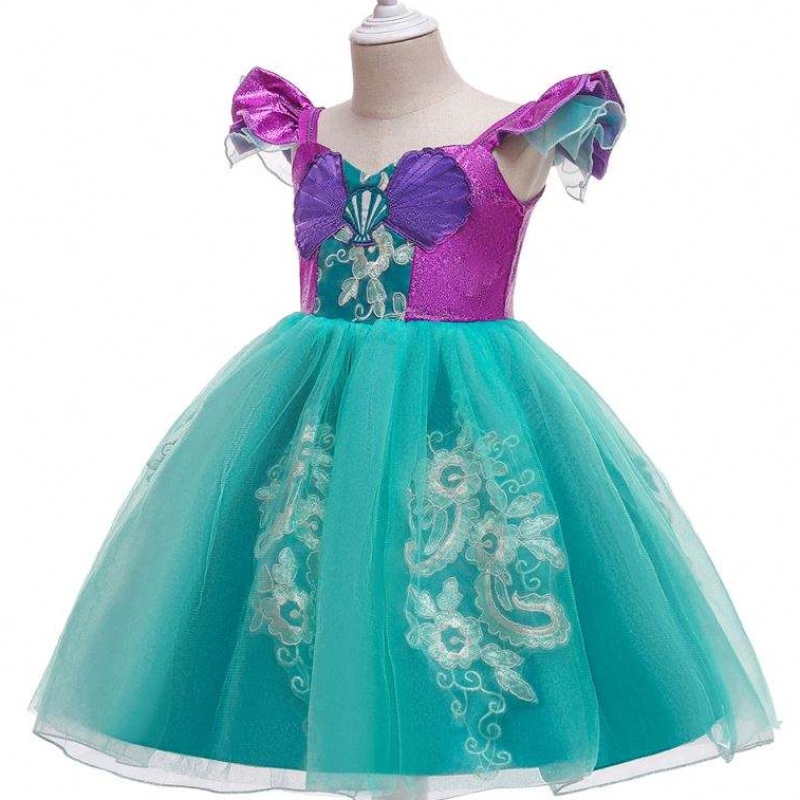 Children Christmas Princess Party Robes Cosplay Costume sirène pour les enfants