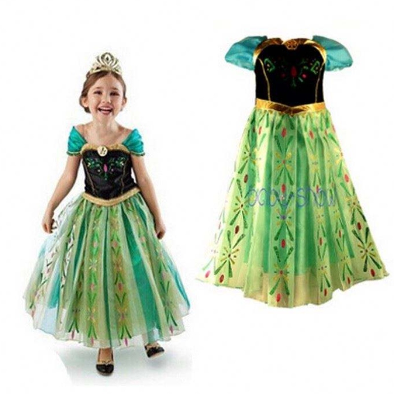 Élégant fille sexy mini-robe Dissy Mini Frock princesse Anna Elsa Party Vêtements Bxlsxb