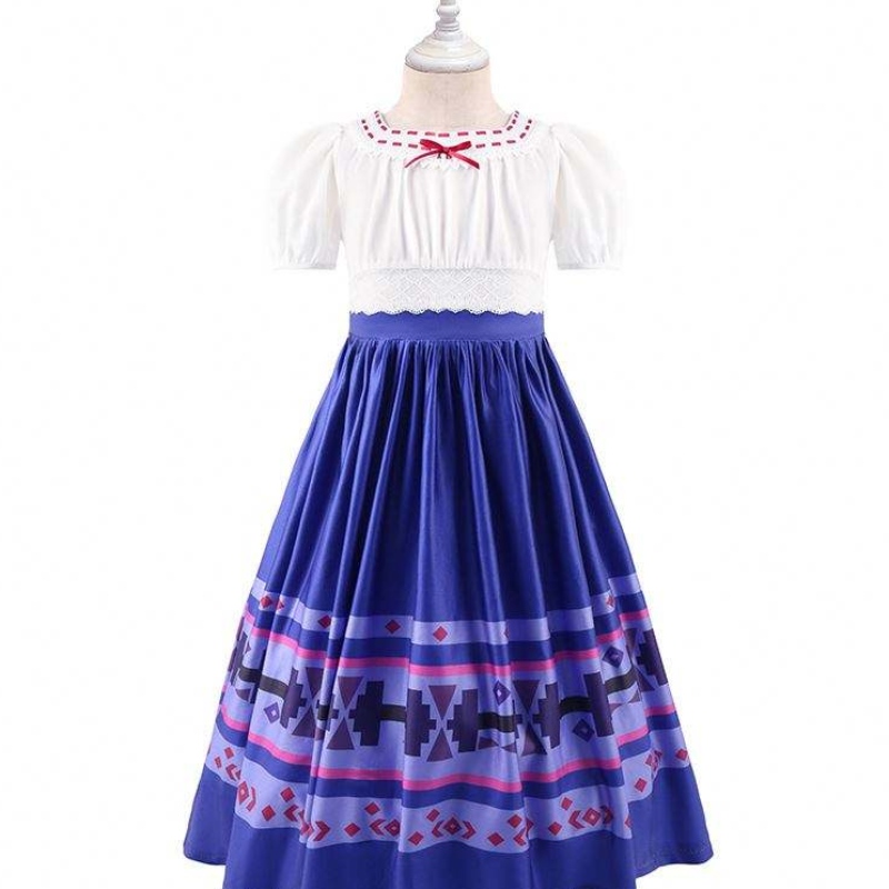 Baige Dernières filles serrées filles tourbillonnent en jupe longue jupe de vêtements enfants robe encanto pour les enfants