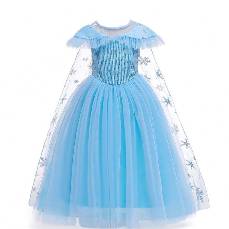 Nouveau produit Costume princesse Kids Masquerade Elsa Anna Fashion Girl Girl Costume Party Robe Girls