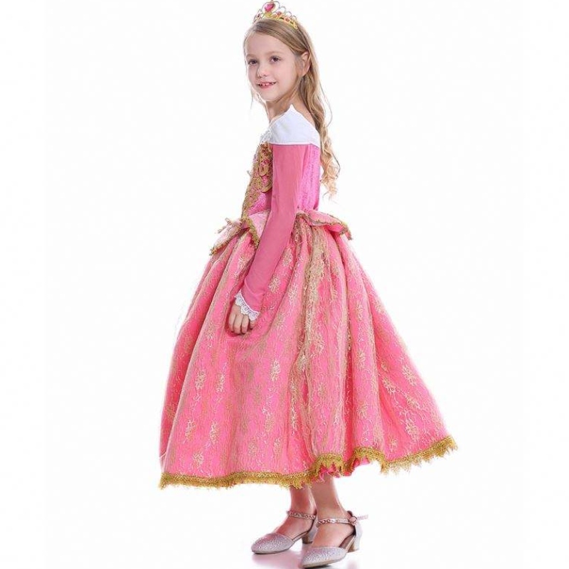 Baige 2021 Nouvelles filles cosplay elsa robes enfants robes robes en polyester anna princess fête robe