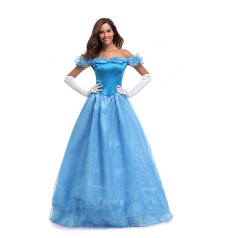 Film Beauty and the Beast Belle Princess Dress Cosplay Costumes for Adult Women Femme Halloween Party Canonicals Fancy Costume