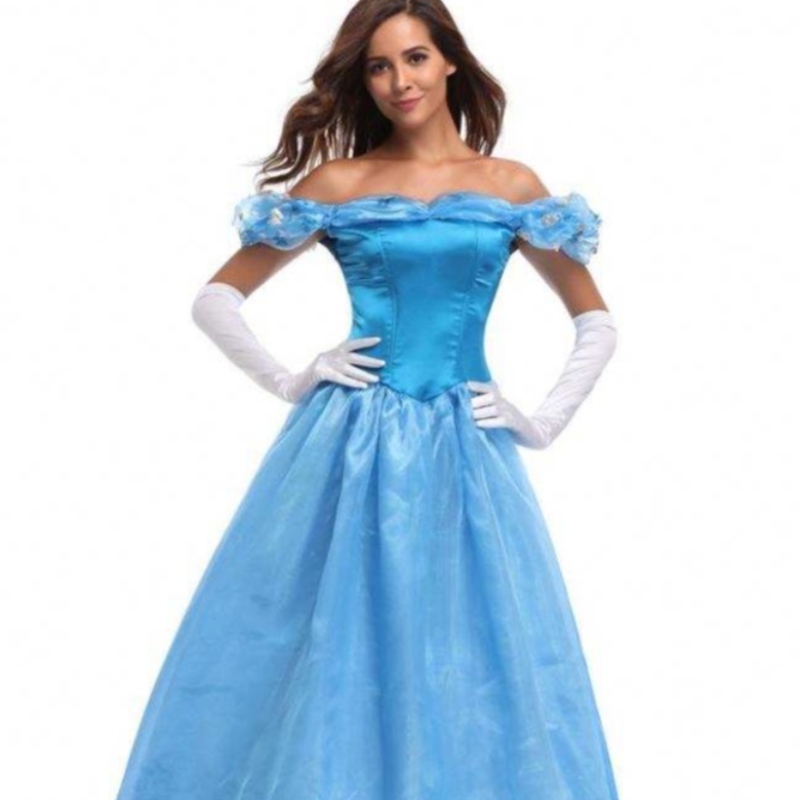 Film Beauty and the Beast Belle Princess Dress Cosplay Costumes for Adult Women Femme Halloween Party Canonicals Fancy Costume