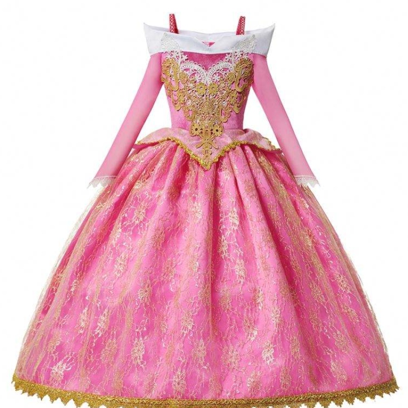 Princesse elsa robe d'hiver filles manches longues Frozen2 Halloween Costume enfants Rapunzel Tiana Mulan Cosplay