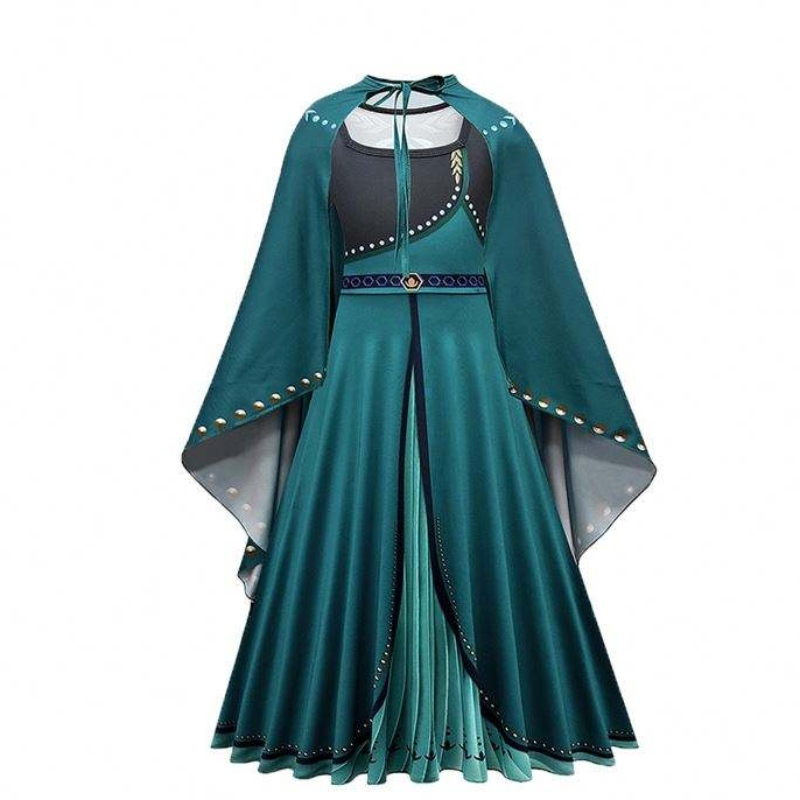 Anna Elsa Princess Robe pour fille d'anniversaire d'anniversaire Tulle Robe de bal Kids Helloween/christmas Cosplay Snow Queen Coronation Costume