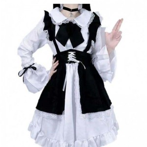 Femme Maid tenue robe d\'animenoir et blanc robe robe lolita robes hommes costume costume costume costume