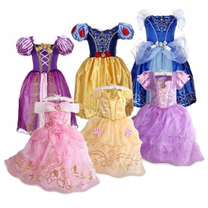 Robe de fille magique Magic Full House Children \\\\ Cosplay princess robe gamin girls girls cartoon princess robe for Summer