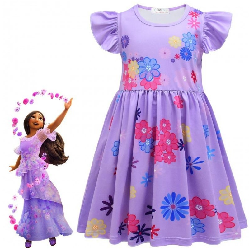 Robe de fille magique Magic Full House Children \\ Cosplay princess robe gamin girls girls cartoon princess robe for Summer