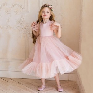 Robe de fille de fleur enfants robes de mariée de demoiselle d\'honneur pour enfants