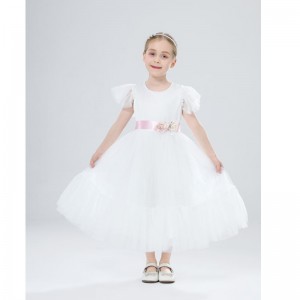Robe de fille de fleur enfants robes de mariée de demoiselle d\'honneur pour enfants