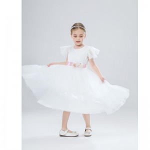 Robe de fille de fleur enfants robes de mariée de demoiselle d\'honneur pour enfants
