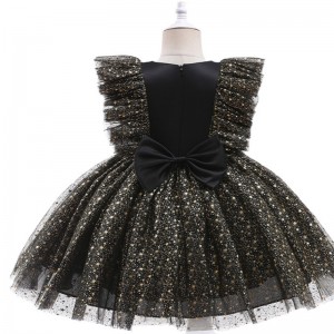 Baby girl Tutu Party Party Flower Girls Robes For Wedding 1 2 3 4 5 ANS ANNIVERSAIRE Vêtements pour enfants Princesse Tulle Enfants Costume