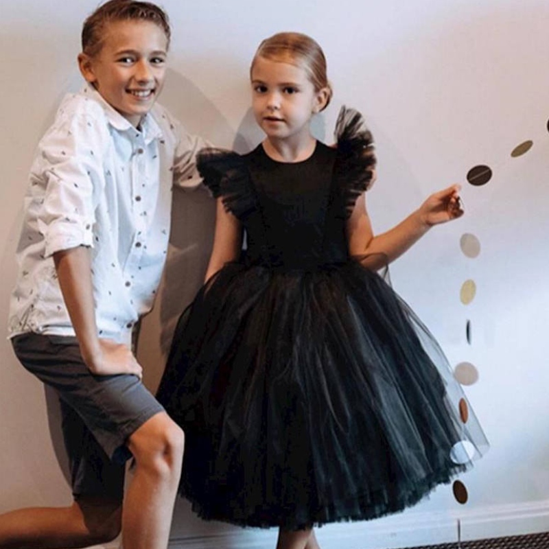 Robe de fille de fleur enfants robes de mariée de demoiselle d'honneur pour enfants