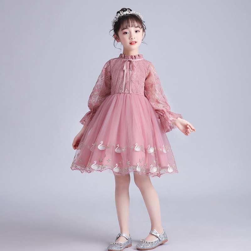 Style européen enfants vêtements fille robe de mariée enfants belle fête d'anniversaire robes tutu pour les fleurs filles robe robe