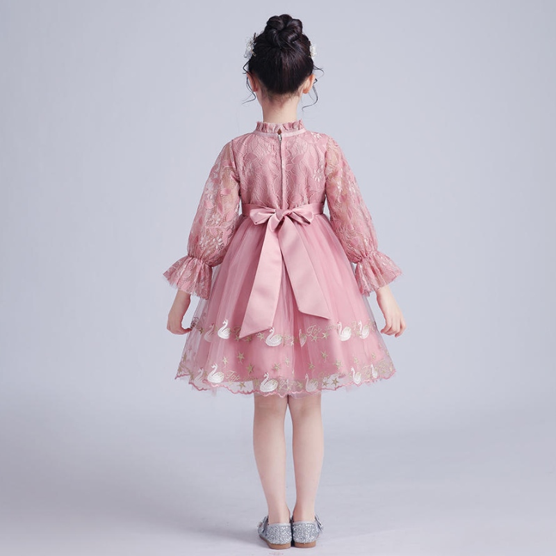 Style européen enfants vêtements fille robe de mariée enfants belle fête d'anniversaire robes tutu pour les fleurs filles robe robe