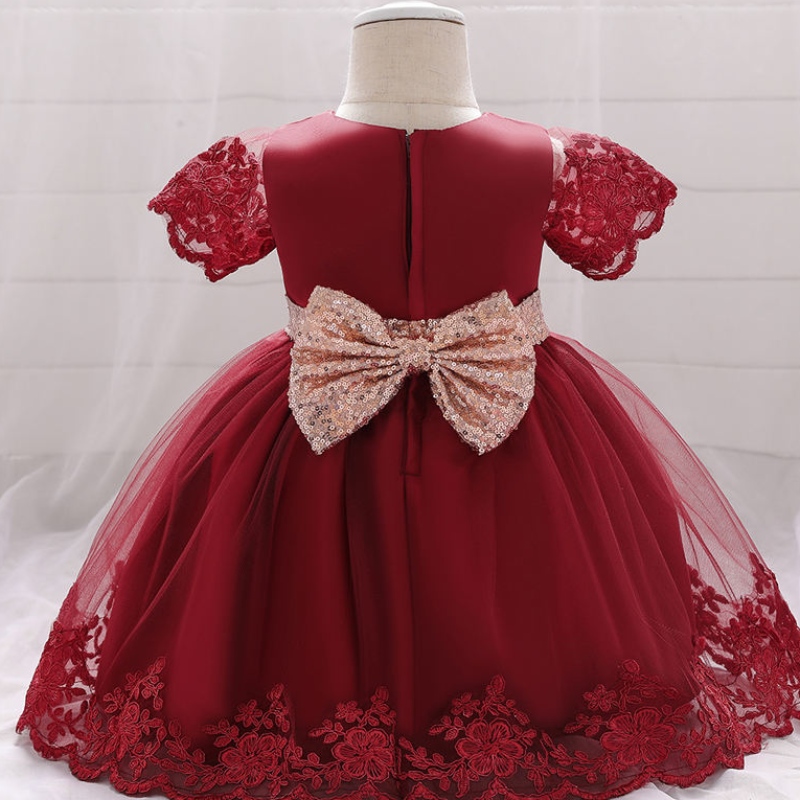 2022 Cérémonie bébé 1ère robe d'anniversaire pour bébé vêtements pour bébés robes de princesse de princesse fête des vêtements 0 1 2 oui