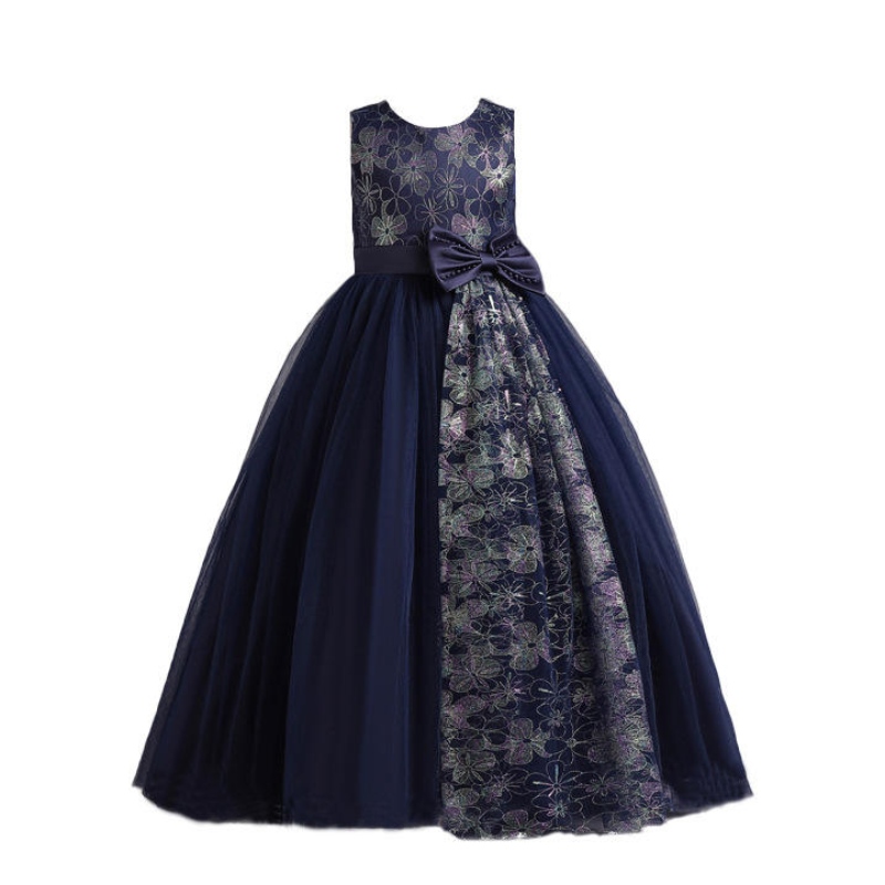 Fille fleur de fleur robe enfants