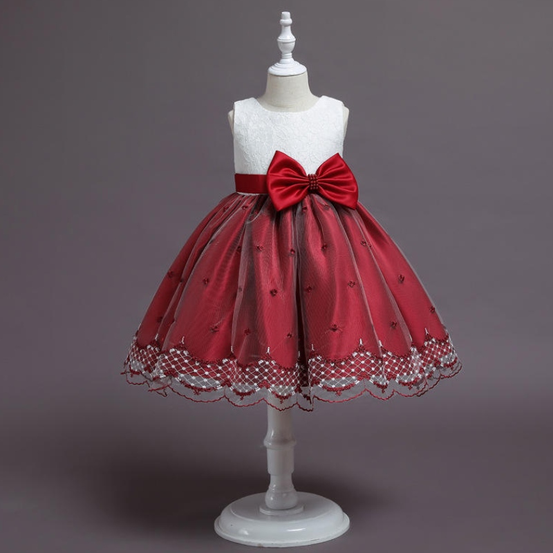 Robe de princesse des enfants robe de fleur de fille d'anniversaire anniversaire petite fille du powalk Costume