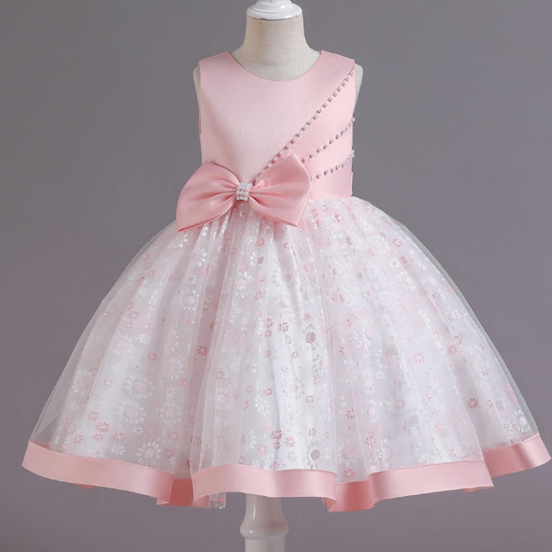 Robe de princesse de mariage de fleur de fleur