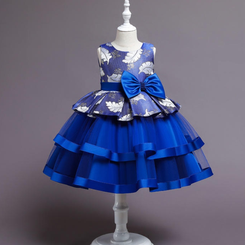 Robe de mariée en dentelle de filles brodées robe de princesse fleur jupe tutu fille tutu