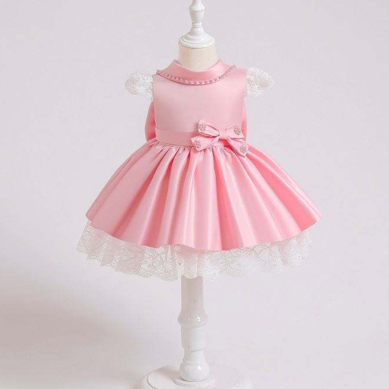 Baige Dernières Designs Baby Girl Party Robe Fleur Fleur Robe de princesse pailletée Christmas Robe de fille bébé XZ003