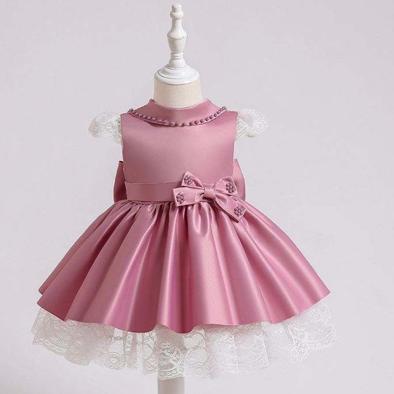 Baige Neonatal cake dress Children's dress First Baptist paillettes Short dress xz003