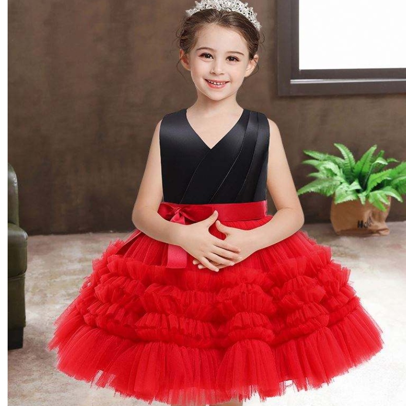 2022 filles chaudes vendant des vêtements en tulle filles robes de fête de mariage robe princes pour les enfants