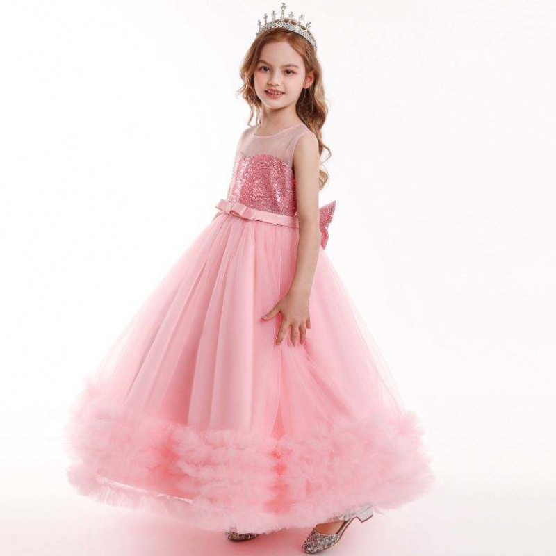 Baby Girls Party Prom Vêtements Flower Girls Princess Mariage Robes de soirée Robes de soirée