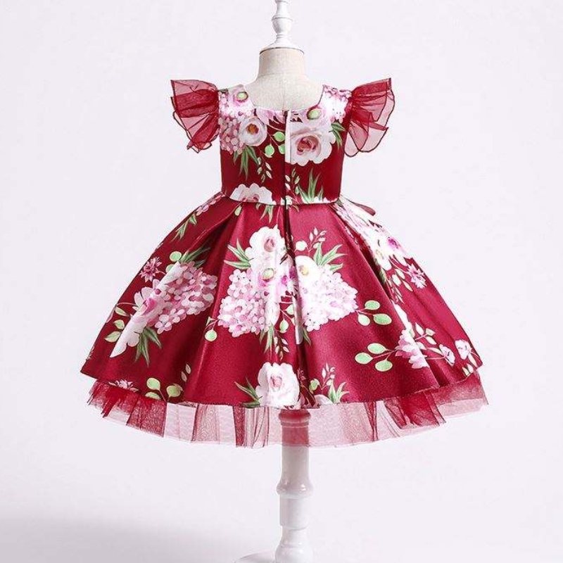 Manches baige tulle 3 à 10 ans robe d'anniversaire de filles sweet fleur motif bébé