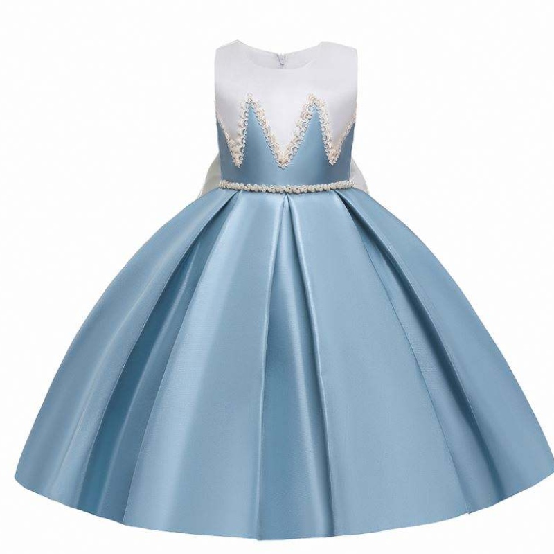 Baige petite fille d'anniversaire robe de fête pour enfants