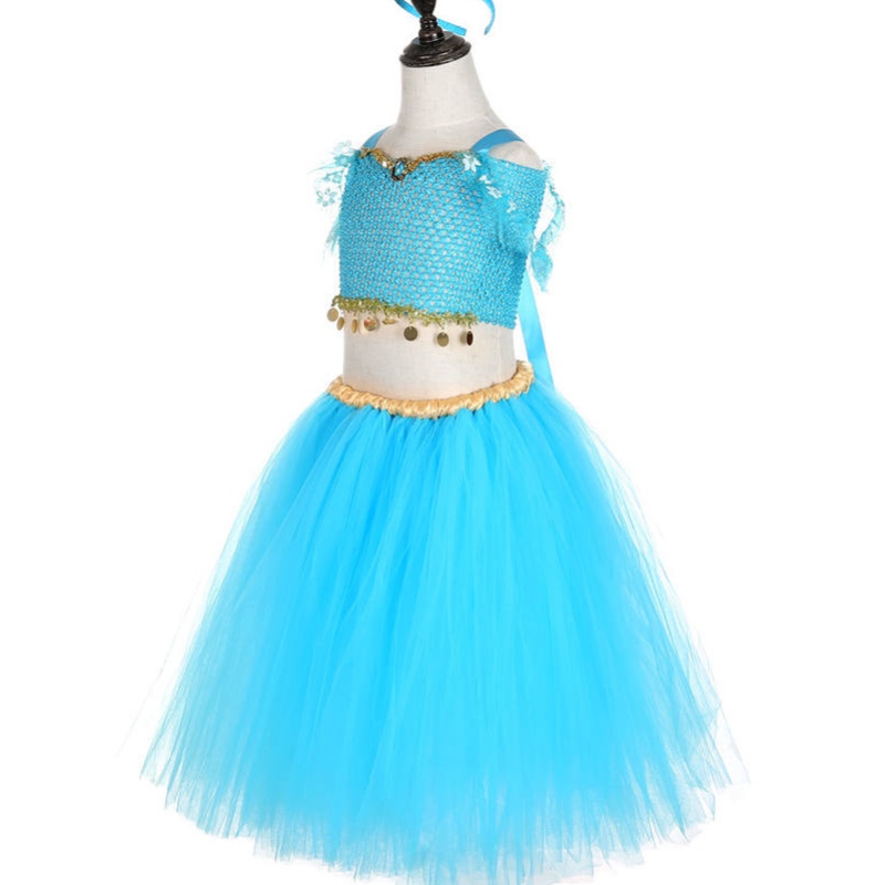 Girls Princess Costume Fancy Christmas Party Habille avec des accessoires