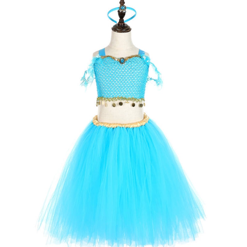 Girls Princess Costume Fancy Christmas Party Habille avec des accessoires