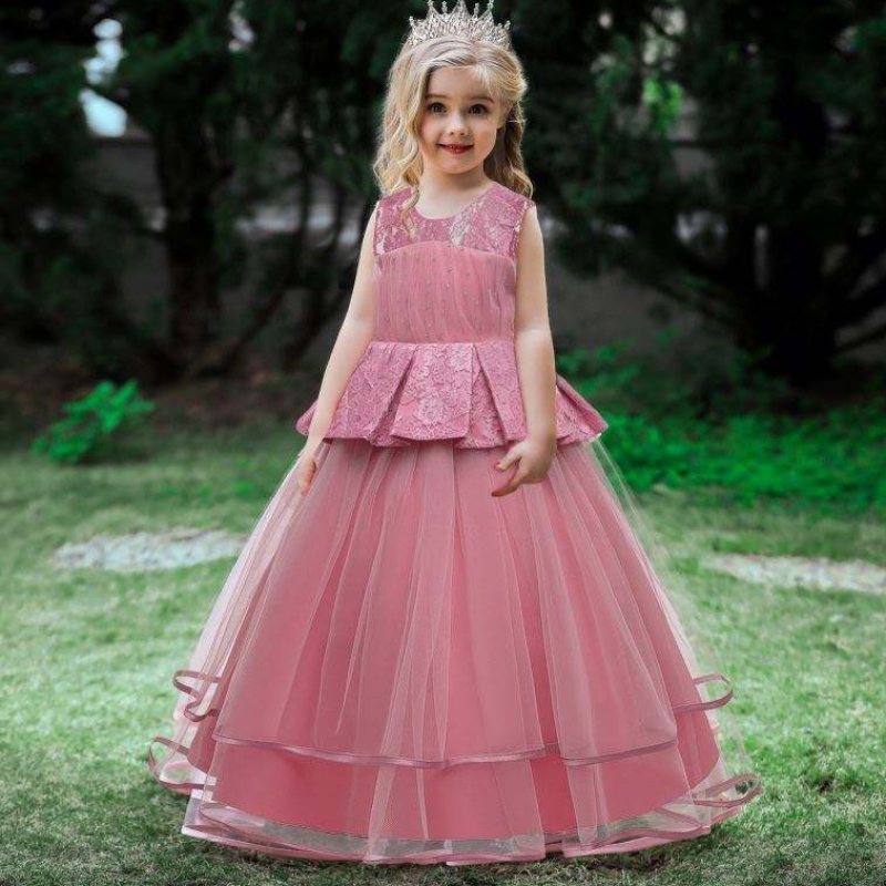 Baige Fancy Girls PARTY DRESS Spring and Summer Children's Clothing Baby Girls PARTY DRESS