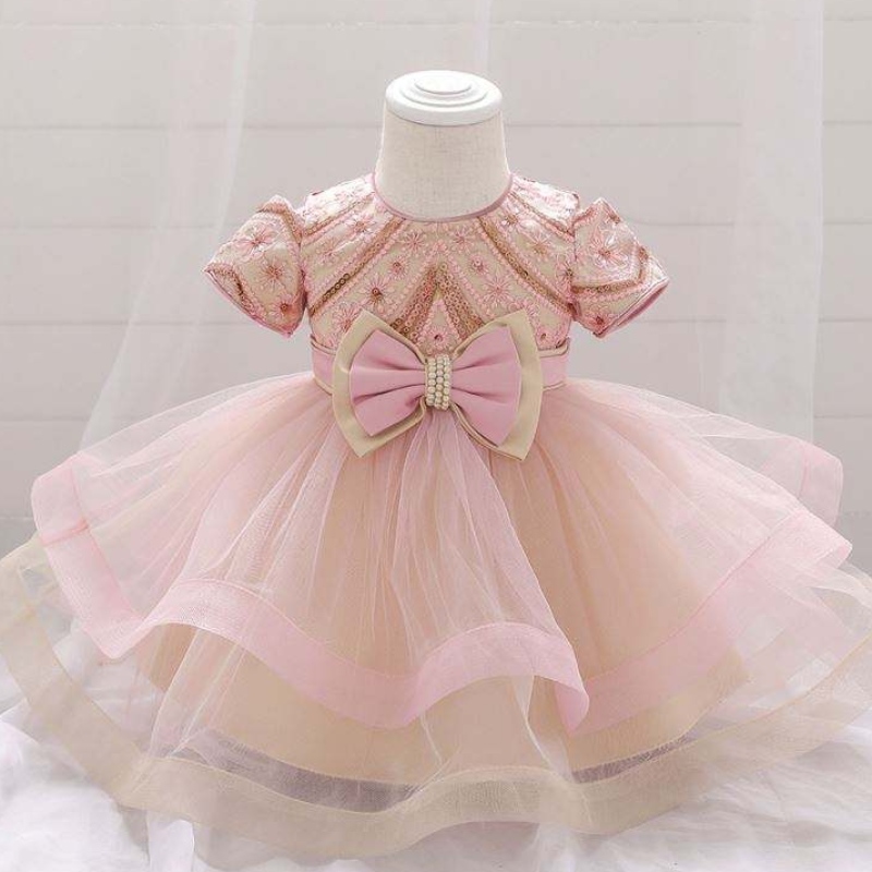 2020 Nouvelle robe de bébé Enfants de fête d'été Vêtements enfants Vêtements Petite fille robe de fête l1930xz